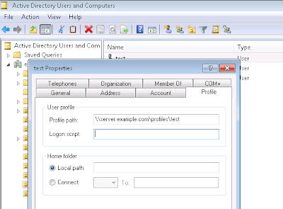 Create Roaming Profiles in Samba4 3 Create Roaming Profiles in Samba4